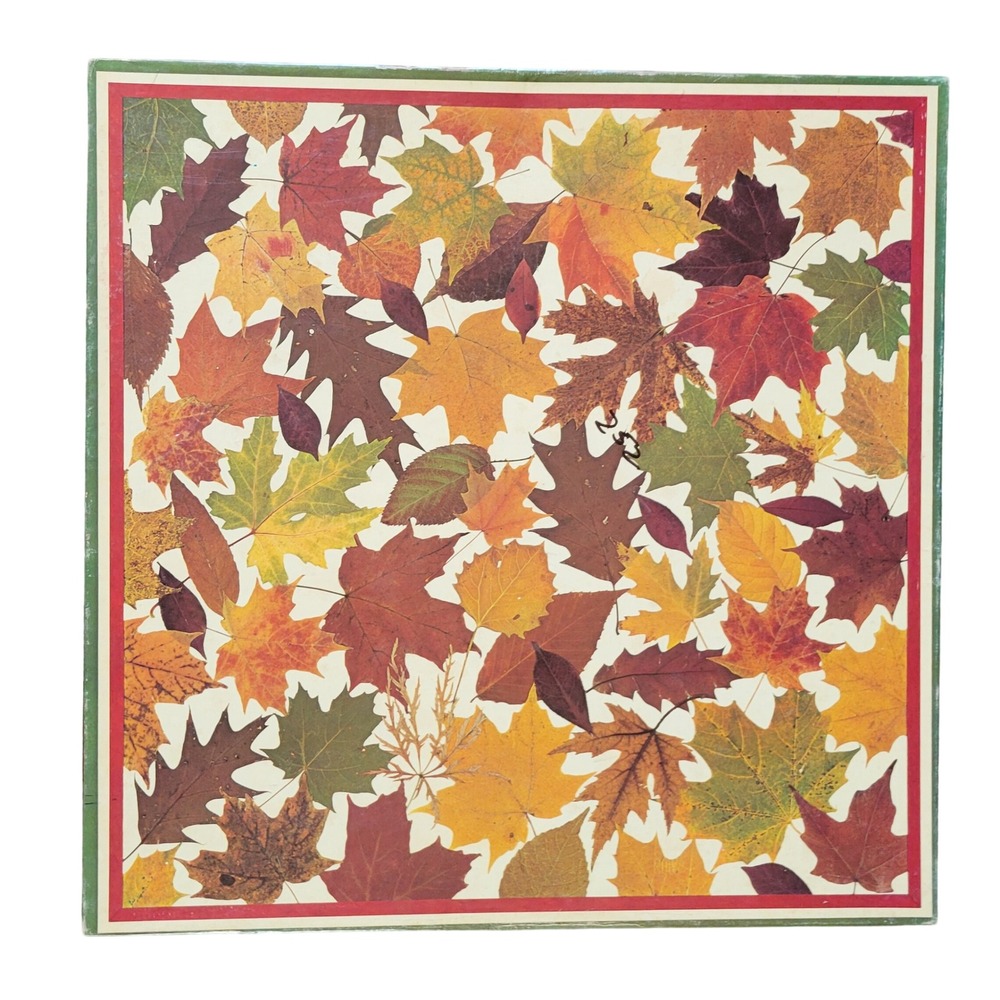 Vintage 1983 Eaton Leaf Tones Jigsaw Puzzle 500 Pieces Autumn Fall 15-426-90